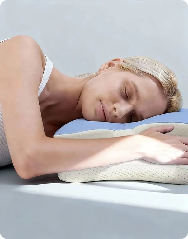 Neck pain from poor pillow support
