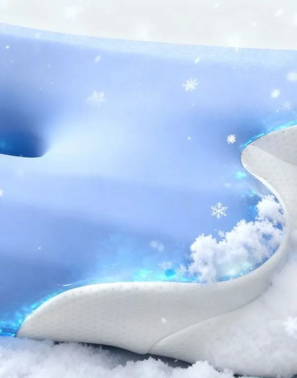 Front support wings zone of the Melara pillow